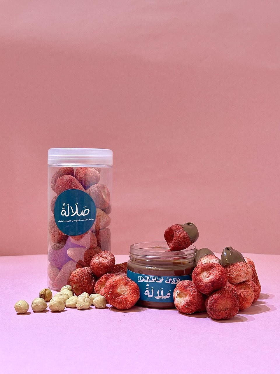 Strawberry with dipping chocolate