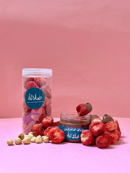 Strawberry with dipping chocolate