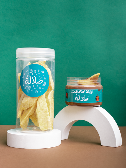 Mango with dipping chocolate