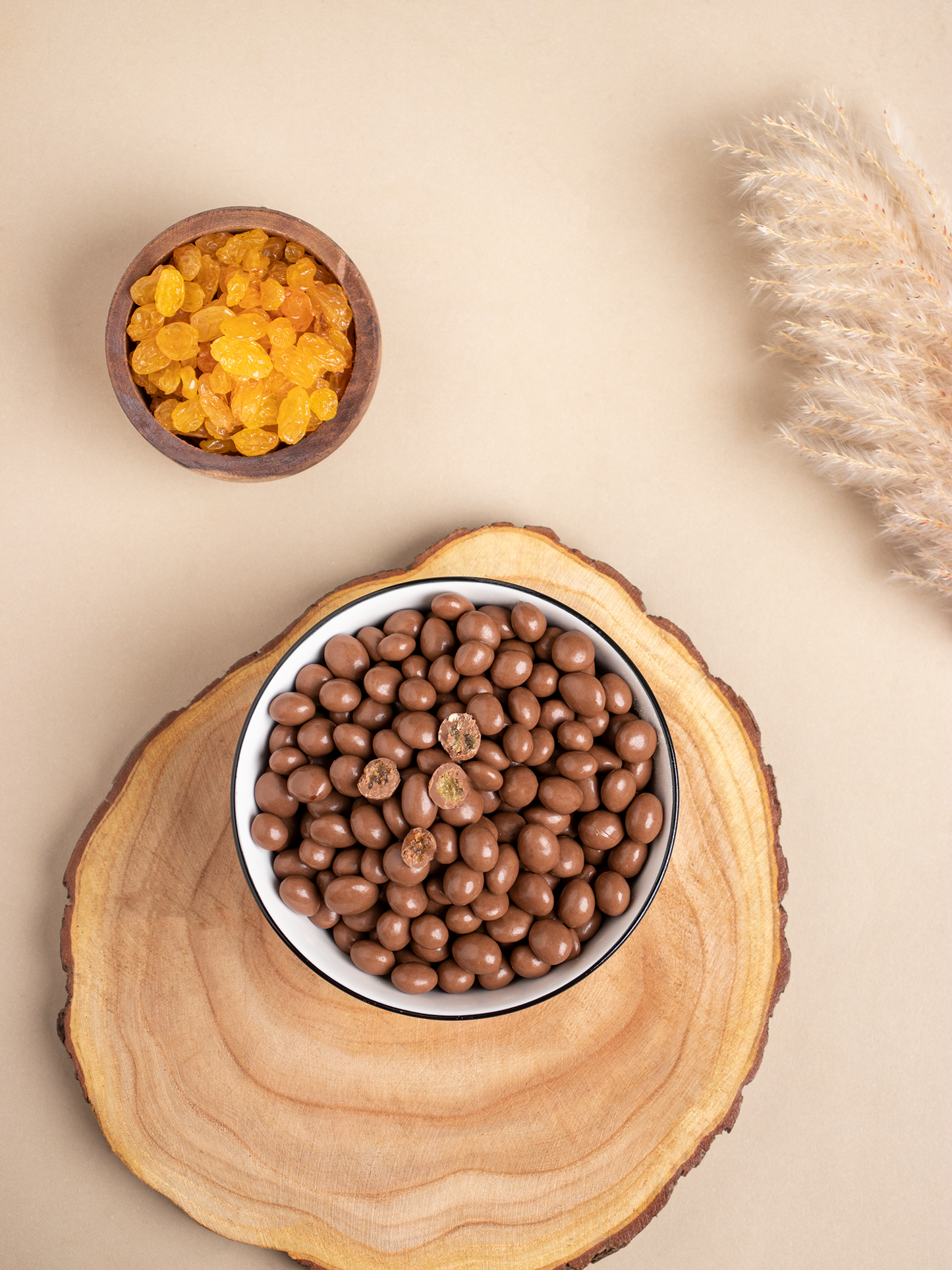 دراجيه زبيب مغطى بالشوكولا