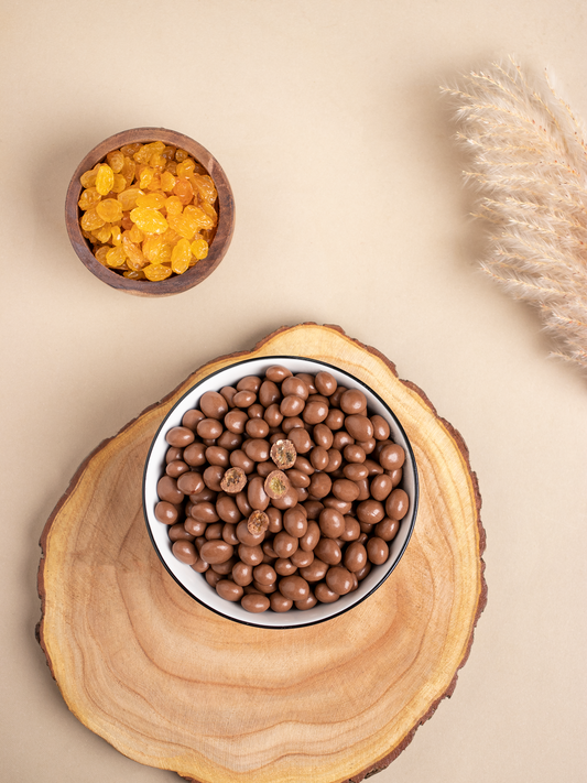 دراجيه زبيب مغطى بالشوكولا