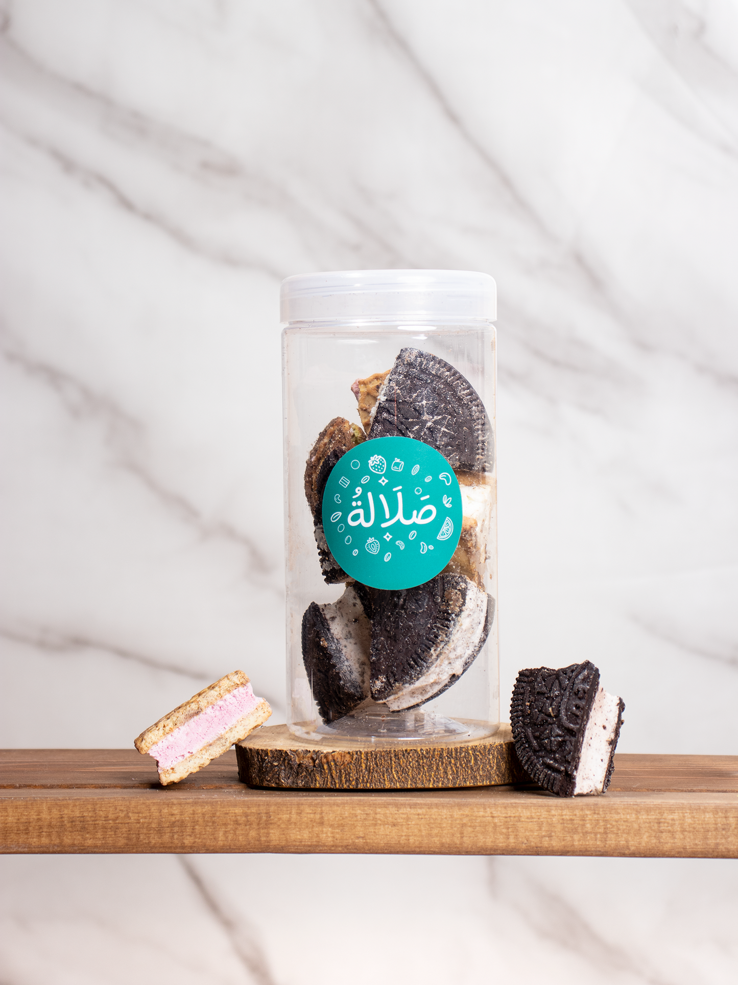 ايس كريم مجفف بالتبريد